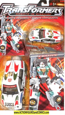 Transformers RID X-BRAWN 2001 variant rally sports complete robots disguise 2000