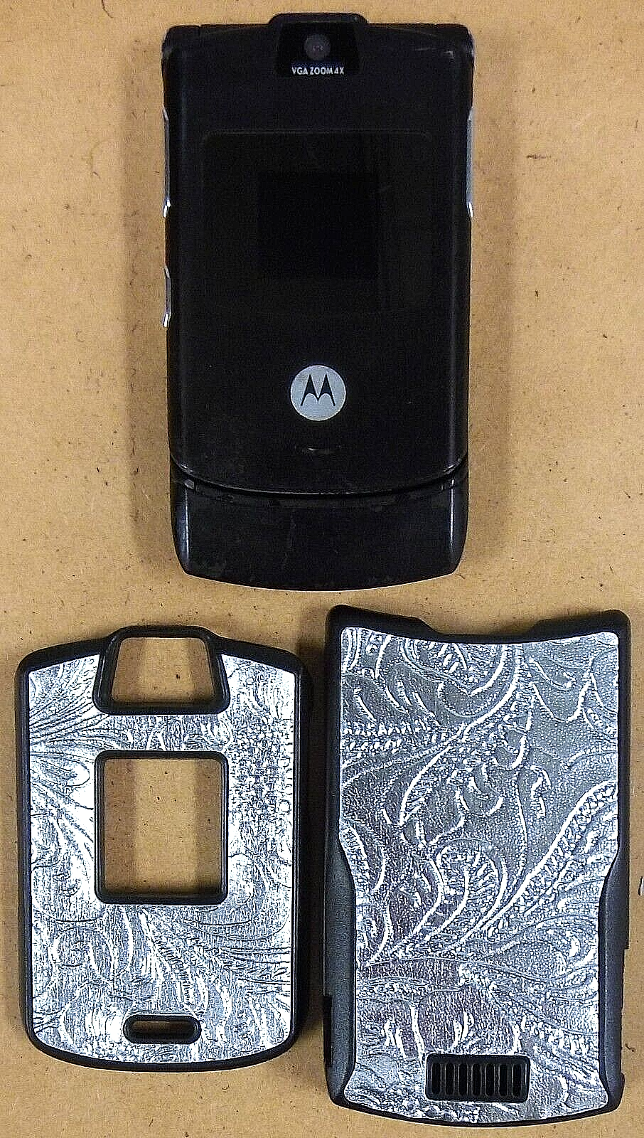 Motorola razr ブラック Motorola Handy RAZR V3 Black ohne Branding : Amazon.de