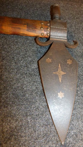 Original Shoshone Indian Pipe Axe Tomahawk Forged Head Ash Haft Date to 1860