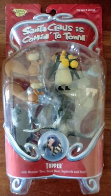 2004 Santa Claus is Comin' To Town TOPPER with MONSTER TREE, SQUIRRELS SEE PICS