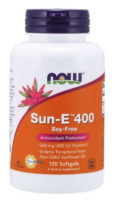 Now Foods Sun-E, 400 МЕ, 120 мягких капсул