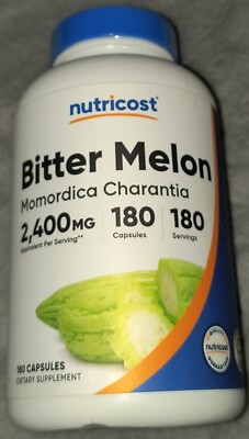 Nutricost Bitter Melon, 180 Capsules Exp 2026