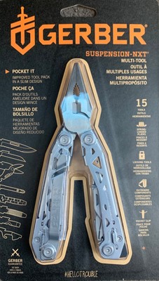 GERBER ~ Suspension NXT Multi Tool Stainless Steel, 15 Tools New (FREE SHIPPING)