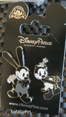 New on Card 2 Pin Set Disney OSWALD /& ORTENSIA