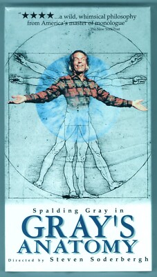 Gray's Anatomy (Factory Sealed VHS Screener w/Watermarks) Spalding Gray