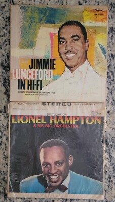 LOT of 2 ~Jazz  Billy May Orch Jimmie Lunceford + Spotlight on Lionel Hampton VG