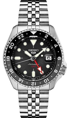 Seiko 5 Sports Black Watch - SSK001 GMT US MODEL SKK SPORTS