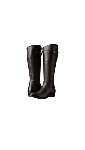 Pre-owned Frye Womens Molly Button Tall Black Smooth Vintage Leather Boot 9.5m Brand