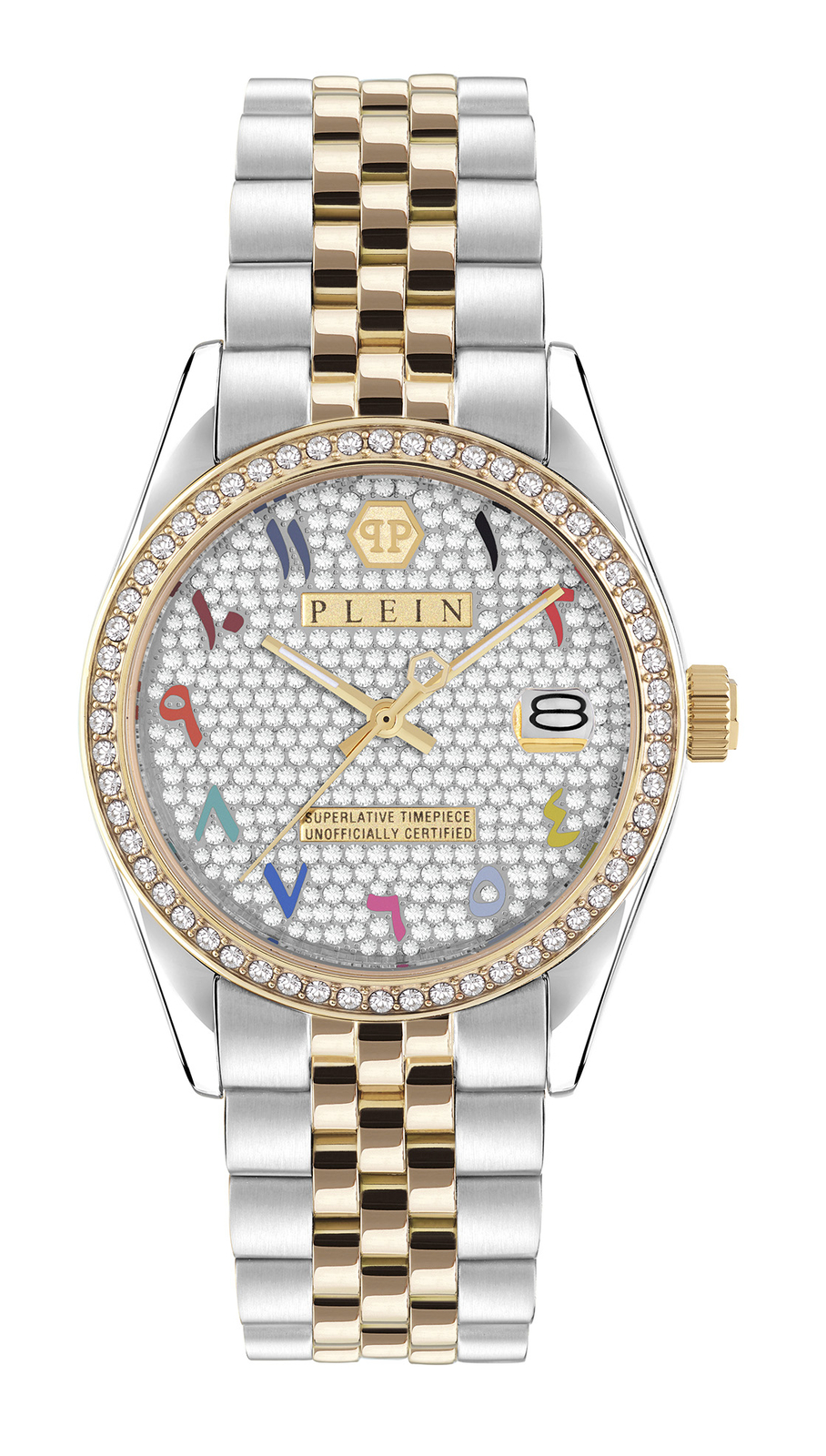 Pre-owned Philipp Plein Women's Watch Analog Quartz Up-to-date Superlative Pw2ba0123 Steel