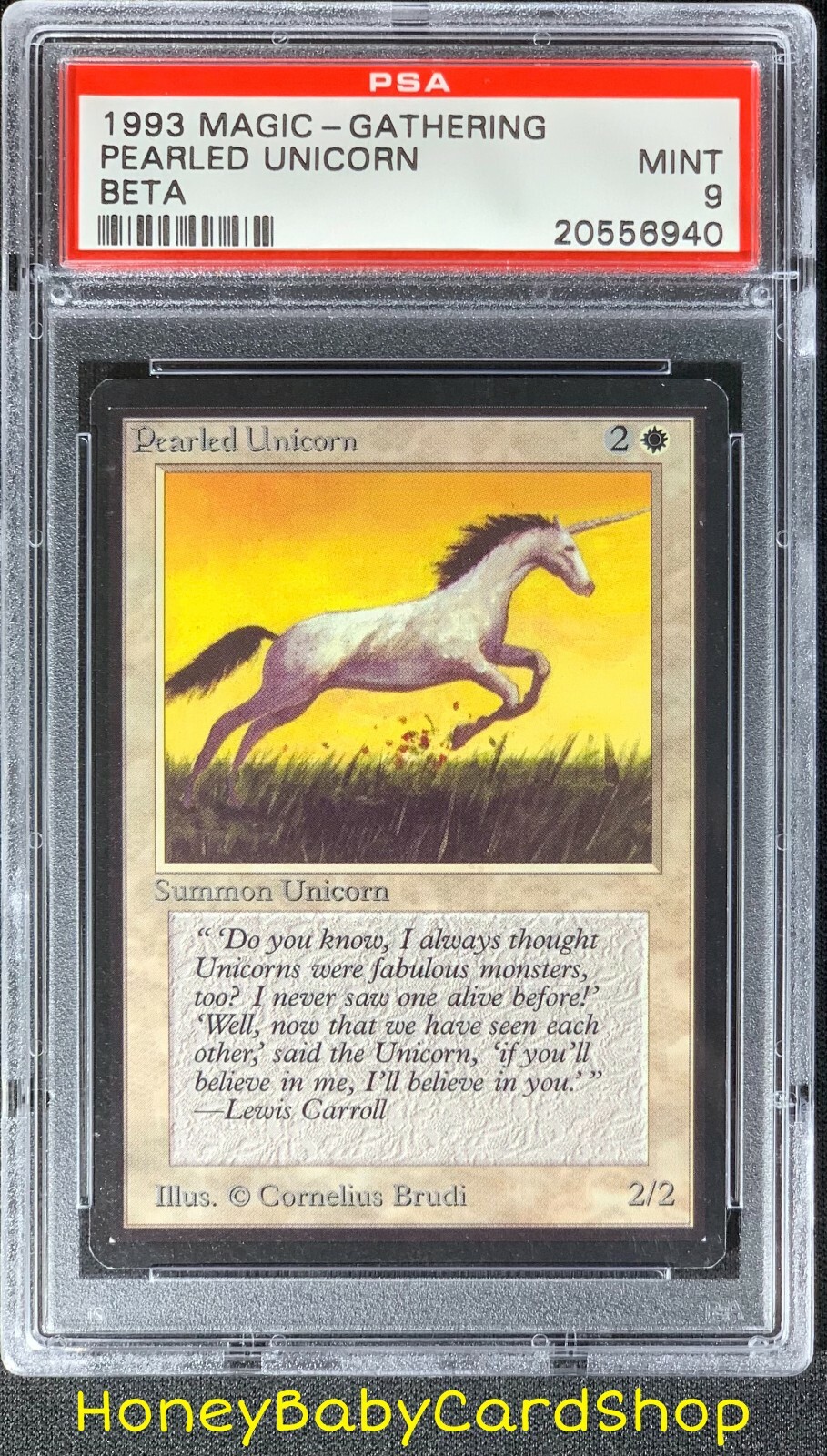 PSA9 旧枠 Pealed Unicorn MTG 30th edition