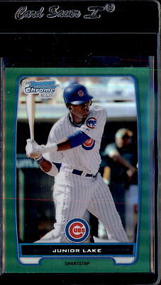 2012 Bowman Chrome Prospects Green Refractors #BCP213 Junior Lake Rookie RC Card. rookie card picture