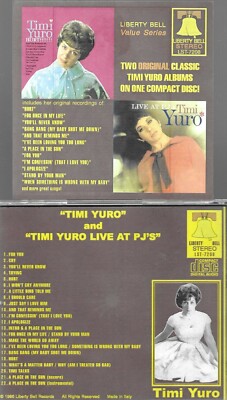 TIMI YURO-HURT/LIVE AT P.J.'s-2 STEREO LIBERTY LPS ON 1 CD- SEALED IMPORT-SALE