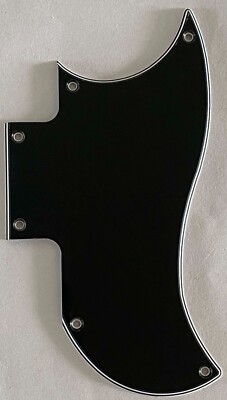 For Gibson SG Special 2018 OD Mini Humbuckers Guitar Pickguard 4 Ply Black
