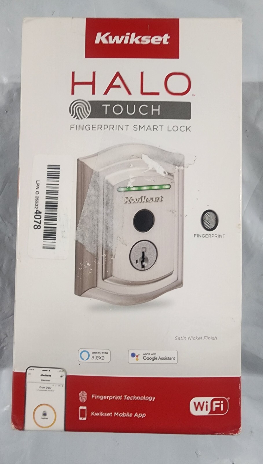 Roppie　0516 Kwikset 99590-004 Halo Touch Contemporary Fingerprint Wi-Fi