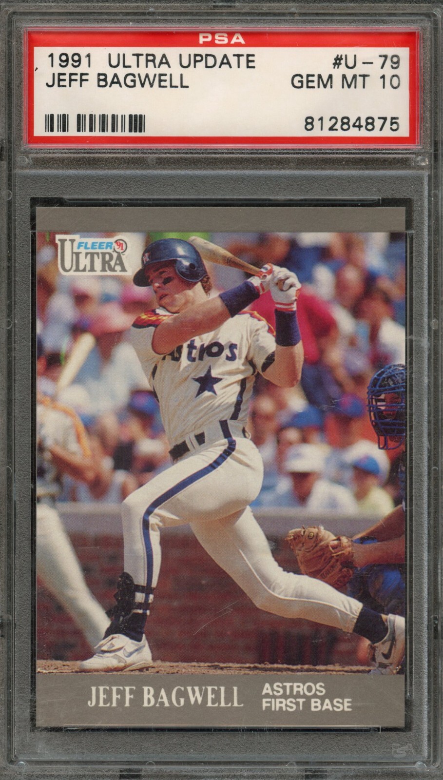 その他 1991 ULTRA UPDATE JEFF BAGWELL BGS GEM BB - 1991 Ultra Update - #U-79 - Jeff Bagwell - PSA 10 - GEM