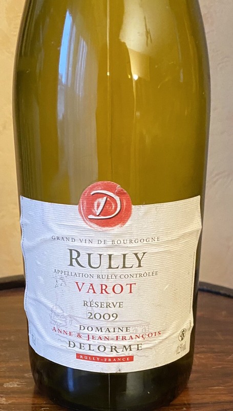 1 Bouteille Rully Varot RÃ©Serve 2009 - Anne & Jean-FranÃ§Ois Delorme 