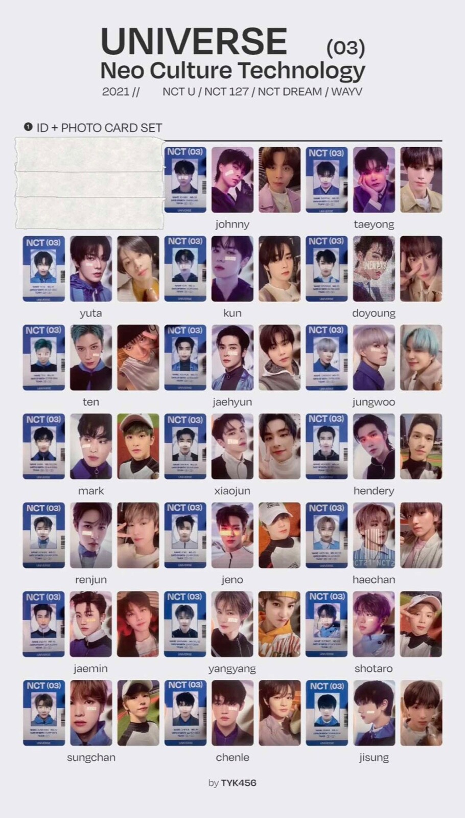 nct dream トレカ ジェノ nct universe md NCT DREAM STARRY DAYDREAM OFFICIAL MD - 02. HOLOGRAM PHOTO