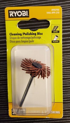 Ryobi Rotary Tool 220 Grit Cleaning and Polishing Disc (For Metal and Plastic)