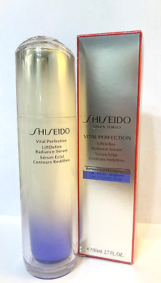 XL Shiseido Vital Perfection LiftDefine Radiance SERUM 2.7oz Benefiance ultimune
