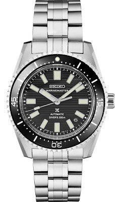 New Seiko Prospex Marinemaster 1965 Diver Black Dial Men's Watch SJE101