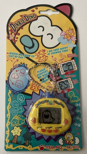 Original RakuRaku DinoKun YELLOW Dinkie Dino Electronic