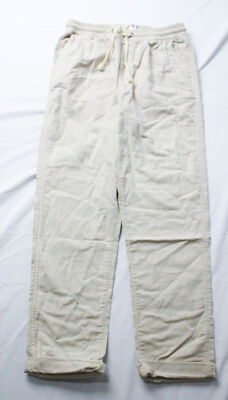 Marine Layer Men's Saturday Stretch Double Cloth Beach Pant CD4 Fog Small NWT