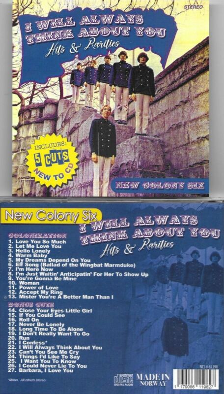 NEW COLONY SIX-COLONIZATION/I WILL ALWAYS THINK ABOUT YOU/HITS/RARITIES-NEW CD