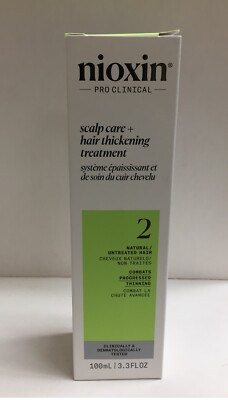 Nioxin System #2 Scalp Care Hair Thickening Treatment, 3.3 oz