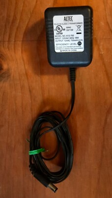 ALTEC LANSING PLUG IN CLASS 2 TRANSFORMER K12-700 12VAC 700mA E97199 OEM