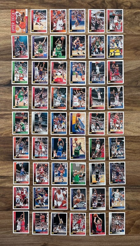 Cartes Upper Deck 93-94 - Basket Us - Version FranÃ§Aise