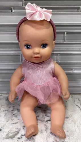 2012 Lauer blue Eyes Water Baby Doll water babies blonde hair toy rubber 9