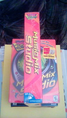 Radio Disney Music Mix Studio Record & Mix Your Own Songs BIG Box PC CD Game NEW