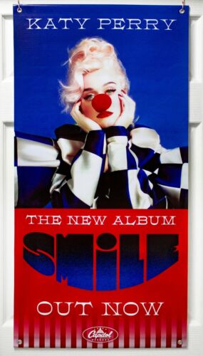 Katy Perry "Smile" Vinyl Banner (100 x 50) Album Promo 2020 Poster Picture