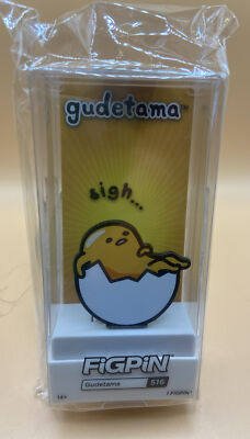 FigPin Gudetama Limited Edition of 1,500 Egg Pin Sigh 516