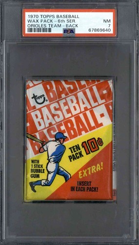 旧札 1970 Topps Baseball Wax Pack 6th Series PSA 7 | eBay