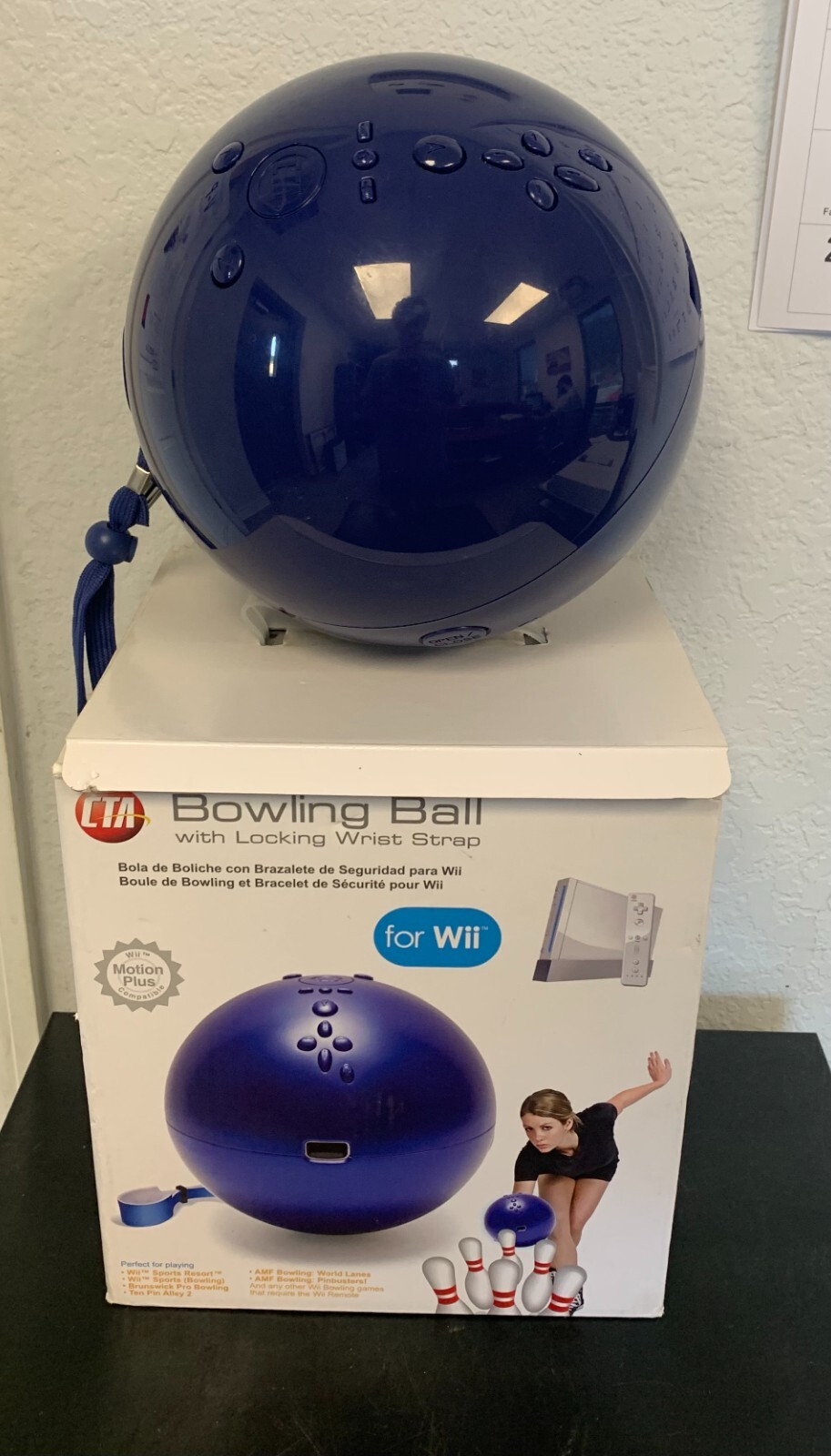 CTA WII BOWLING BALL NINTENDO WITH LOCKING WRIST STRAP | eBay