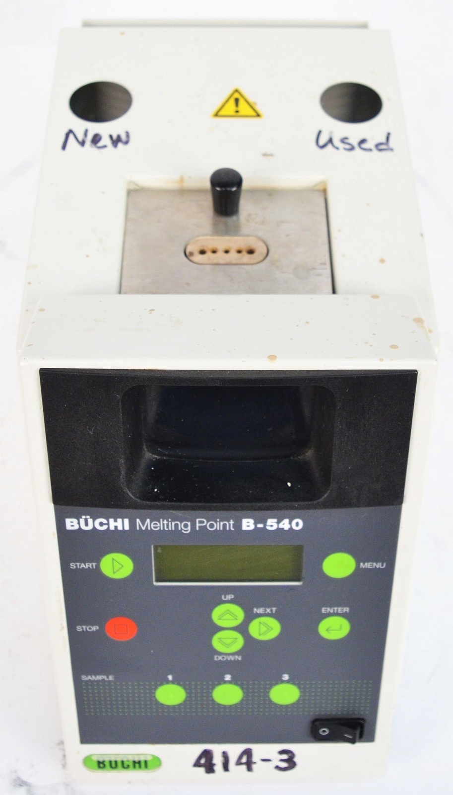 Büchi B-540 Laboratory Melting Point Apparatus Analysis 400°C Max 110VAC Buchi