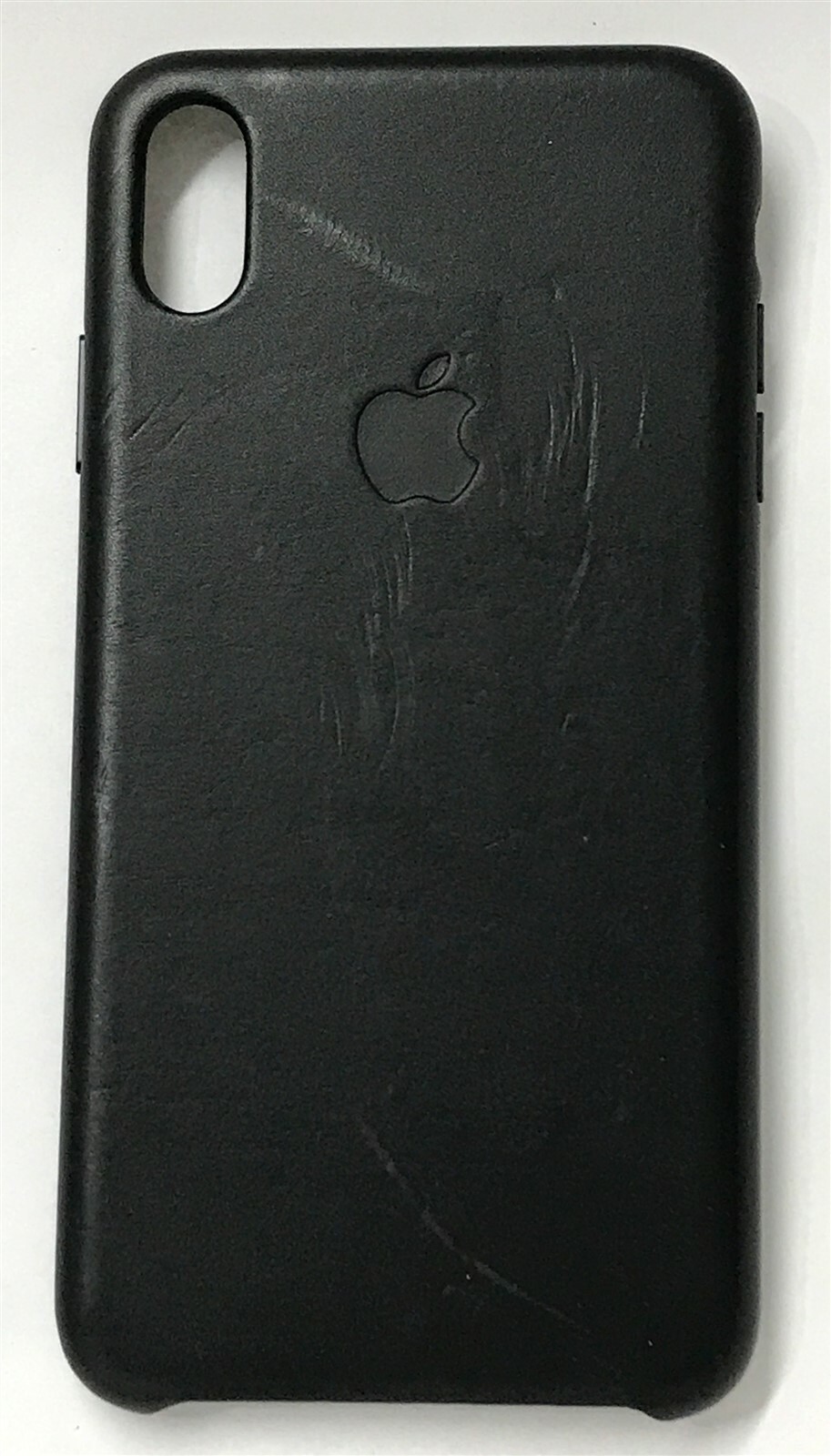 Genuine Apple - iPhone XS Max Leather Case - Black (MRWT2ZM