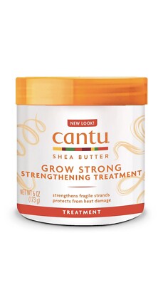 NEW Cantu Shea Butter Hair Grow Strong Strengthening Treatment - 6 Ounces