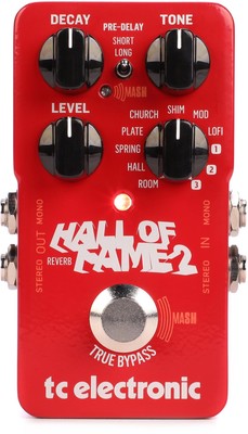 TC Electronic Hall of Fame 2 Reverb Pedal