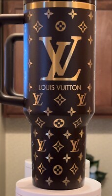 STANLEY 40oz CHOCOLATE GOLD Perfectly engraved Lg Logo Authentic New in LE Box.