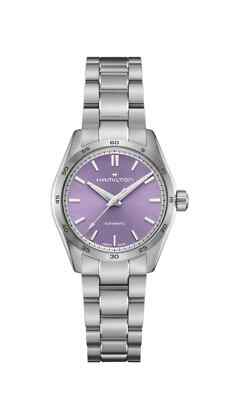 Hamilton H36105170 Jazzmaster Performer Steel 34 mm Purple Auto Women's Watch