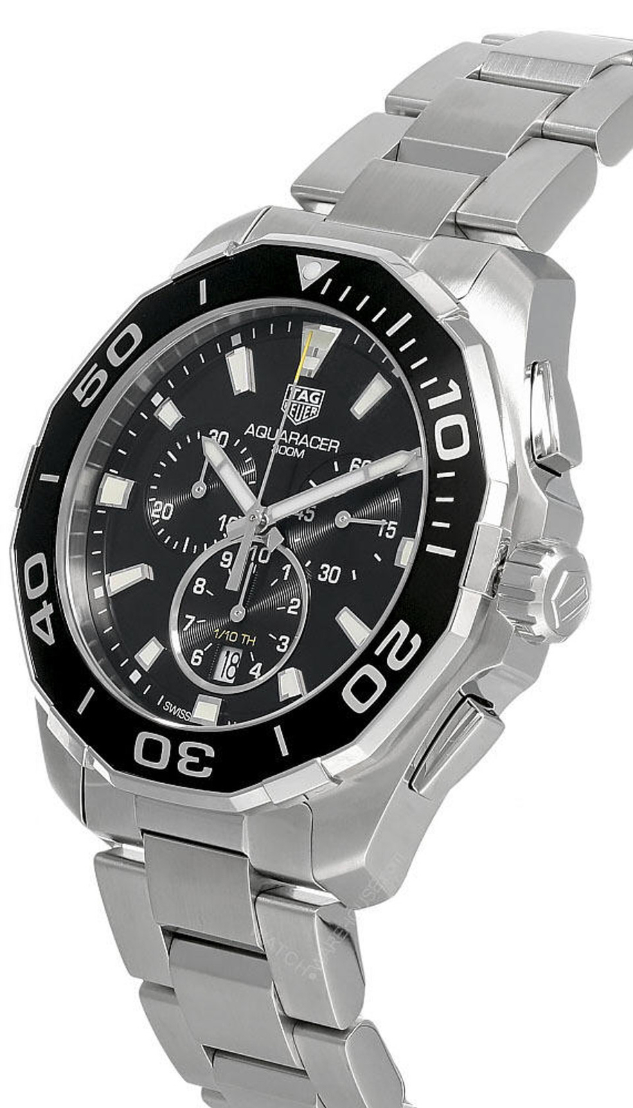 TAG HEUER TAG HEUER AQUARACER 43MM CHRONO BLK DIAL MEN'S WATCH CAY111A.BA0927