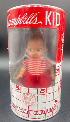 NEW Vintage 1998 Campbells Kid Junior Series Doll Bank Horsman 7211-6 Chef  3+
