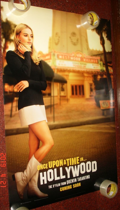 Once Upon A Time In Hollywood Tarantino Original Ds Poster 27 X 40