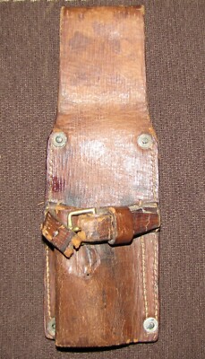WW1 British 1914 Pattern Bayonet Frog 1915 Dated, Nice Example! 