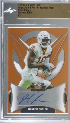 2019 Leaf Valiant Hakeem Butler #BA-HB1