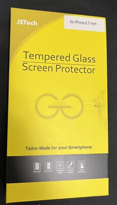 JETech Screen Protector for iPhone 13 Pro Max 6.7-Inch Tempered Glass Film NEW