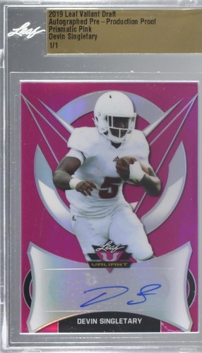 2019 Leaf Valiant Devin Singletary #BA-DS2