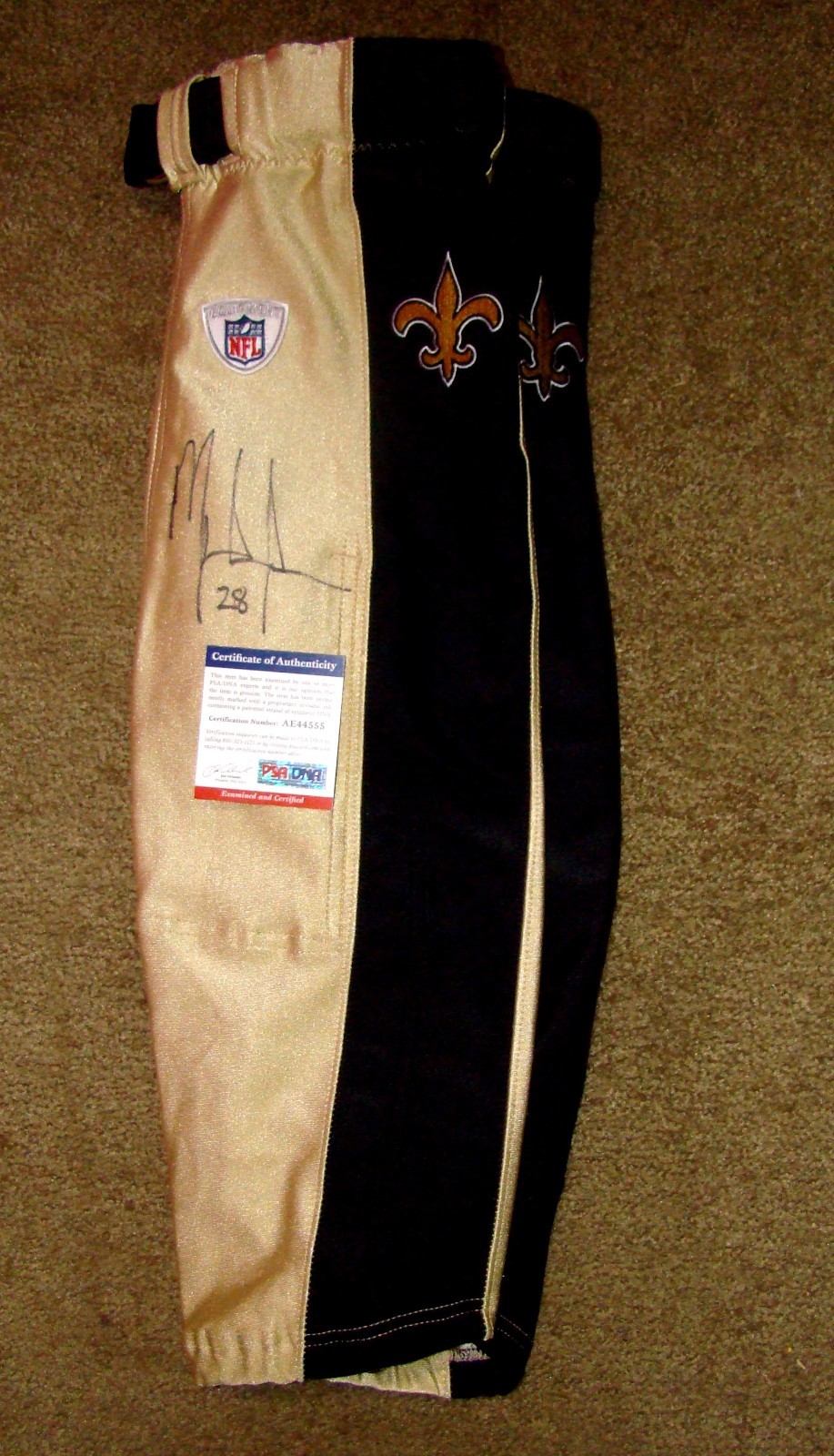 MARK INGRAM SIGNED NEW ORLEANS SAINTS TEAM ISSUE PANTS PSA/DNA
